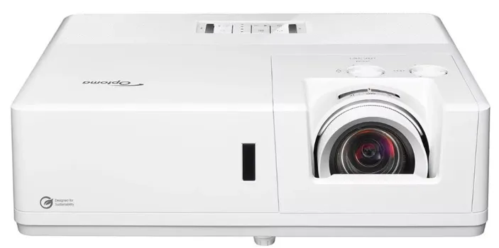Проектор Optoma ZK708T E9PD7L112EZ1 лазерный, DLP, UHD (3840x2160); 7000 Lm; 300000:1; TR 1.2:11, 92:1; Zoom1, 6x; L/Shift V10%, H+/-10%; HDMI INx2; V
