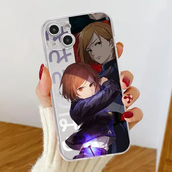 Прозрачный чехол с серийным аниме Jujutsu Kaisen Gojo Satoru для Apple iPhone 11 14 13 12 Pro 7 8 Plus XR X XS Max 6 6S, чехол для телефона iPhone 14 Plus