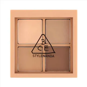 3CE MINI MULTI EYE COLOR PALETTE, Макияж, Стойкая, Корейская косметика,KBeauty, образец #ALMOND FUDGE