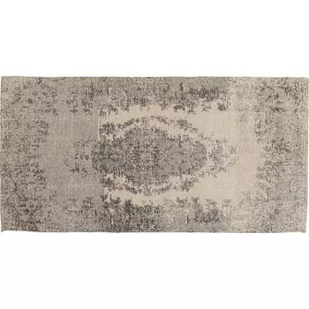 Ковер vintage (kare) серый 80x150 см.