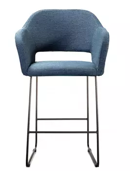 Кресло бар oscar (r-home) синий 60x108x59 см.