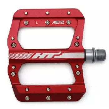 Педали велосипедные HT AE12, красный, AE12XX1J23G1X1