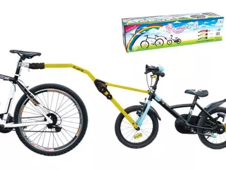 Перекладина для буксировки детского велосипеда Peruzzo TRAIL ANGEL, желтая, 300/G