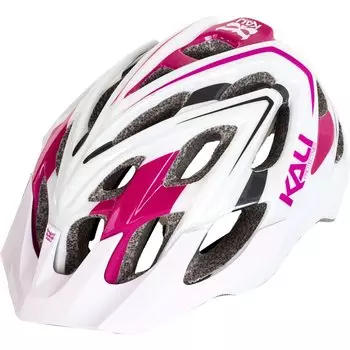 Велошлем KALI Chakra Plus Helmet Sonic, бело-розовый