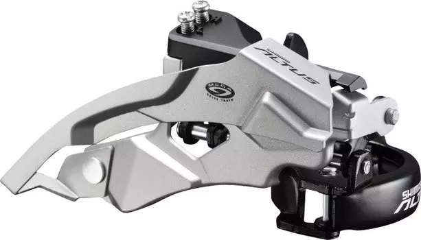 Суппорт/переключатель передний SHIMANO ALTUS EFDM370X6, нижний хомут, 34,9/28.6мм, 2-4045