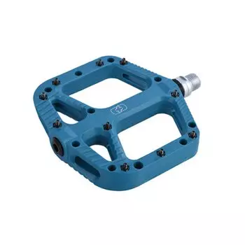 Педали велосипедные Oxford Loam 20 Nylon Flat Pedals, 9/16", голубой, 2023, PE640U
