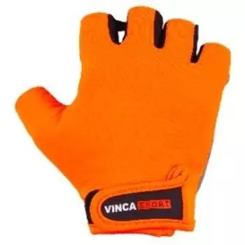 Перчатки велосипедные Vinca Sport, детские, оранжевый, VG 985 orange