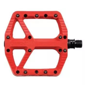 Педали велосипедные SDG Composite, 110х105х17 мм, 9/16", Red, 00031DS