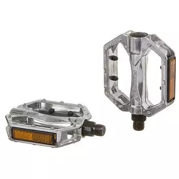 Педали велосипедные STG FP-925, ось 9/16", серебристый, Х95663