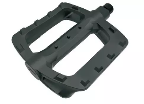 Педали велосипедные, Vinca Sport VP 171 DU, ось 9х16, DU подшипниках, пластиковые, черные.