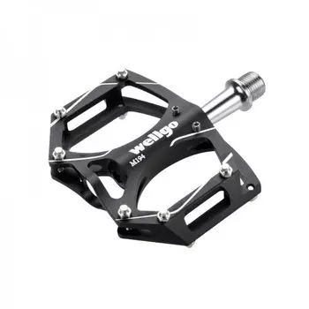 Педали велосипедные WELLGO алюминий BMX/Downhill M194 широкие,ось Cr-Mo 6-14194