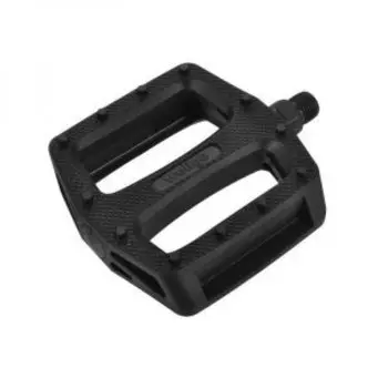 Педали велосипедные WELLGO B109N BMX/Downhill, широкие, нейлон, ось 111*103*30 мм, Cr-Mo, 398г, черные, 6-190150