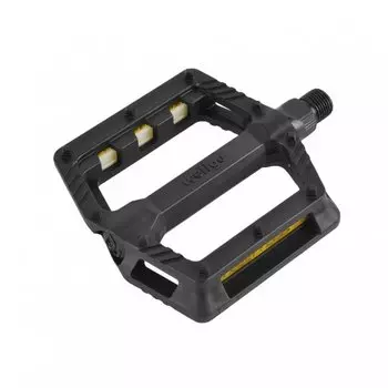 Педали велосипедные WELLGO B239DU, широкие, пластиковые, 116*100*26мм, 285г, черные, 6-190422