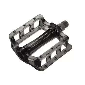 Педали велосипедные WELLGO нейлон BMX/Downhill Red B197N широкие ось Cr-Mo 320г красные 6-14195