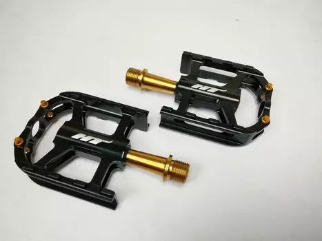 Педали велосипедные HT AR12T, 75 x 67 x 17 мм, Black, AR12T103101