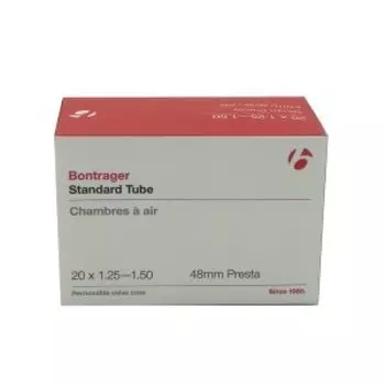 Камера велосипедная Bontrager Standard, 20x1.25-1.5, для складных велосипедов, SV 48mm, TCG-88301