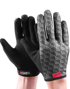 Перчатки велосипедные GAIN Protection RESISTANCE, длинные пальцы, Logo, 03-000947 (Размер: L )