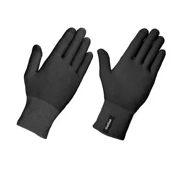 Перчатки велосипедные GripGrab Merino Liner, чёрный