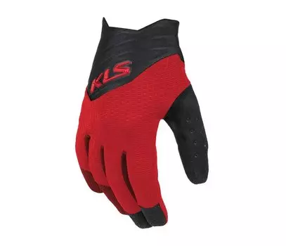 Перчатки велосипедные KELLY'S Cutout long, red