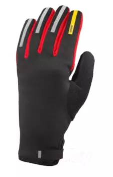 Перчатки велосипедные Mavic AKSIUM Thermo, Черный/красный, 2017