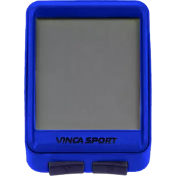 Велокомпьютер Vinca Sport, беспроводной, 12 функций, синий с черным, V 1507 blue/black