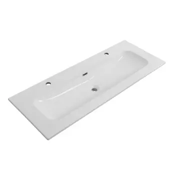 Раковина мебельная Cezares 121 см CZR-8073-120-1-2 белая