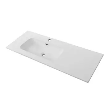 Раковина мебельная Cezares 121 см CZR-8095-120-L белая