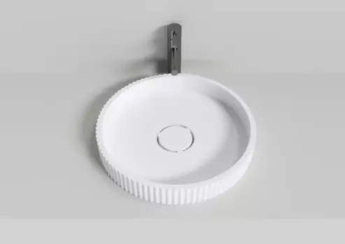 Раковина из искусственного камня NTBAGNO Fanello NT705 40 см, белая