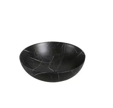 Раковина накладная Ceruttispa 40 см CR3301MMB1 мрамор матовая черная