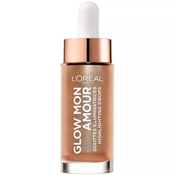L'ORAL PARIS L'OREAL Жидкий хайлайтер для сияния кожи с кокосовым маслом Glow Mon Amour Highlighting Drops