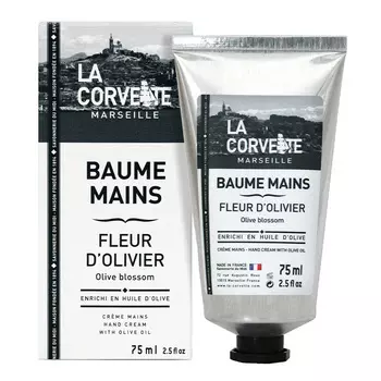 LA CORVETTE Крем для рук увлажняющий Цветок оливкового дерева Marseille Olive Blossom Hand Cream