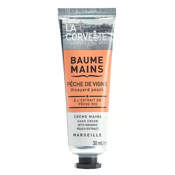 LA CORVETTE Крем для рук Виноградный персик Marseille Hand Cream