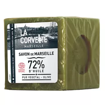 LA CORVETTE Мыло марсельское традиционное оливковое для тела в кубе Savon de Marseille Olive