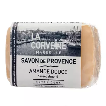 LA CORVETTE Мыло туалетное прованское для тела Сладкий миндаль Savon de Provence Sweet Almond