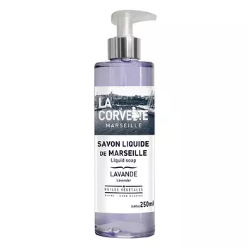 LA CORVETTE Мыло жидкое из Марселя для тела Лаванда Marseille Lavender Liquid Soap