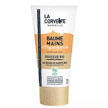 LA CORVETTE Крем для рук органический с маслами миндаля и карите Marseille Douceur Bio Hand Cream