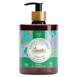 LA CORVETTE Мыло жидкое органическое Гарригские земли Organic Thyme Provence Soap