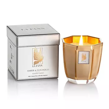 LA FANN Ароматическая свеча Amber & Patchouli