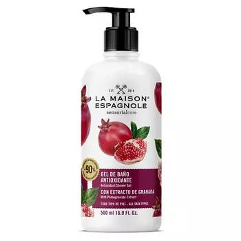 LA MAISON ESPAGNOLE Гель для душа антиоксидантный "Гранат" Sensorialcare Antioxidant Shower Gel