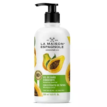 LA MAISON ESPAGNOLE Гель для душа увлажняющий "Папайя" Sensorialcare Moisturizing Shower Gel