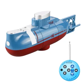 Мини-RC подводная лодка RC Лодка с дистанционным управлением Водонепроницаемая RC игрушка для детей белый