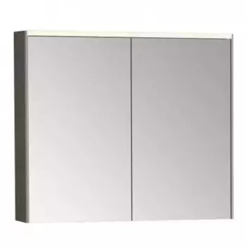 Зеркальный шкаф «Vitra» Core 80/70 с подсветкой антрацит глянцевый