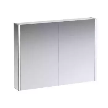 Зеркальный шкаф «Laufen» Frame 25 408603 100/75 с подсветкой рама хром