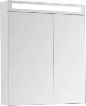 Зеркальный шкаф «Dreja» Max 70 с подсветкой белый глянец