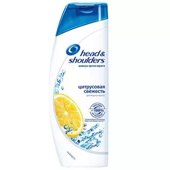 Шампунь HEAD &amp; SHOULDERS Цитрусовая свежесть для жирных волос п/б 400мл