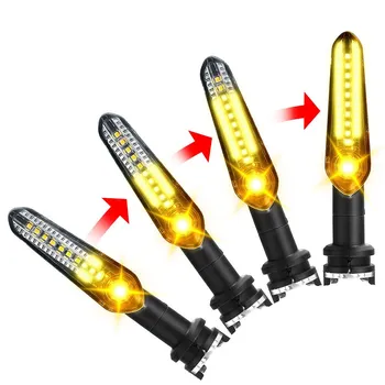 2PC светодиодный последовательный динамический указатель поворота для YAMAHA MT07 Tracer 700 XJ6 MT09