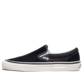 Кроссовки classic slip-on 98 dx 'anaheim factory - black' Vans, черный