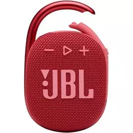 Портативная акустика 1.0 JBL Clip 4 красная 5W BT 15м 500mAh
