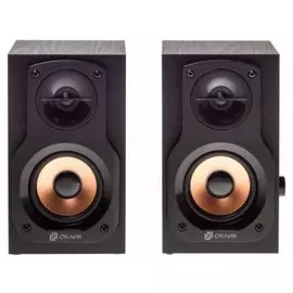 Компьютерная акустика 2.0 Oklick OK-162 WOOD 8Вт, черный