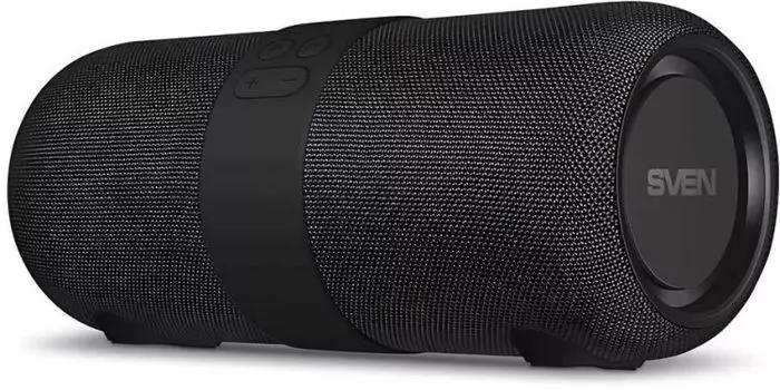 Портативная акустика 2.0 Sven PS-265 SV-021283 черная (24 Вт, Waterproof (IPx6), TWS, BT, FM, USB, 3600мА*ч)